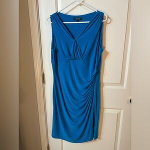 Blue dress midi